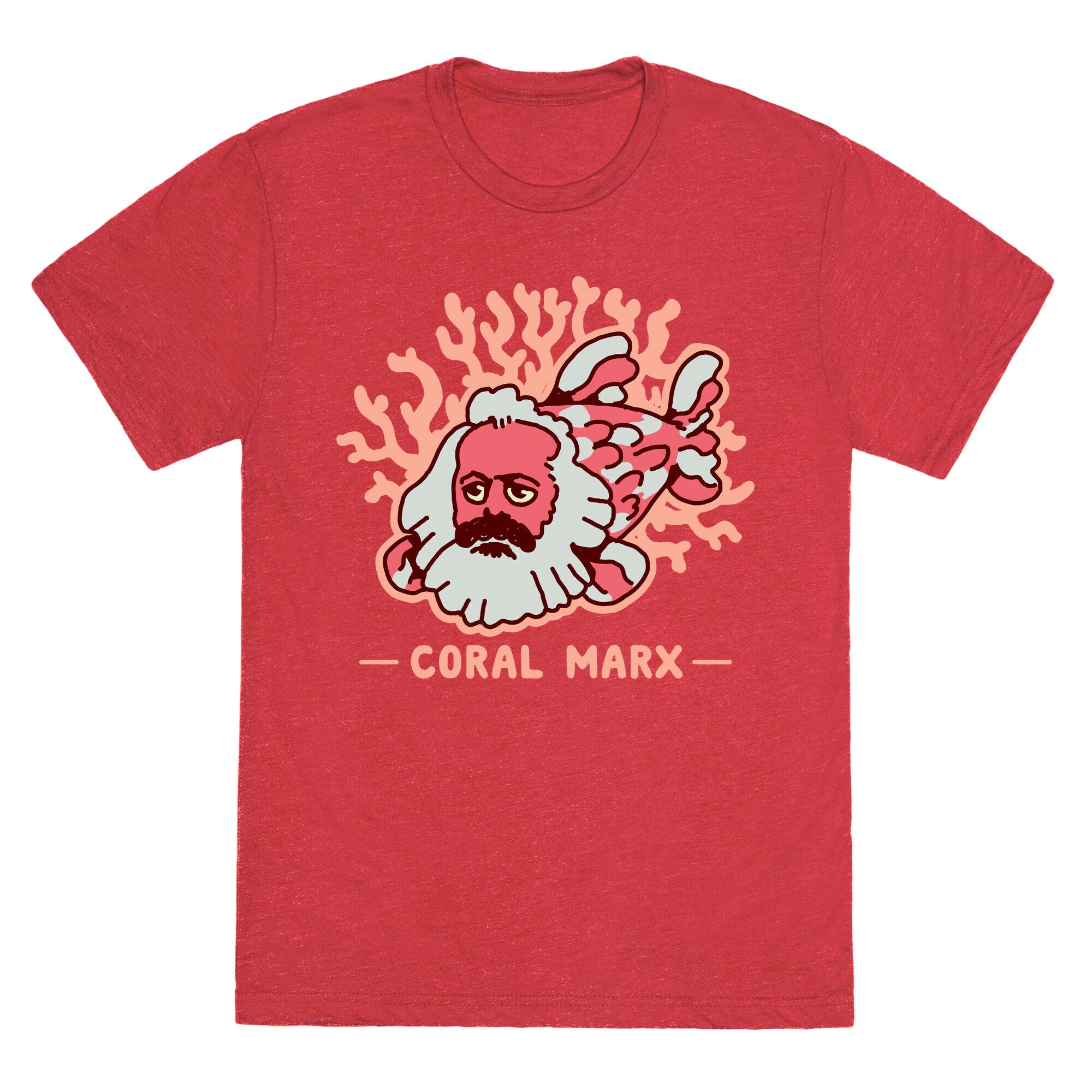 Coral Marx Unisex Triblend Tee